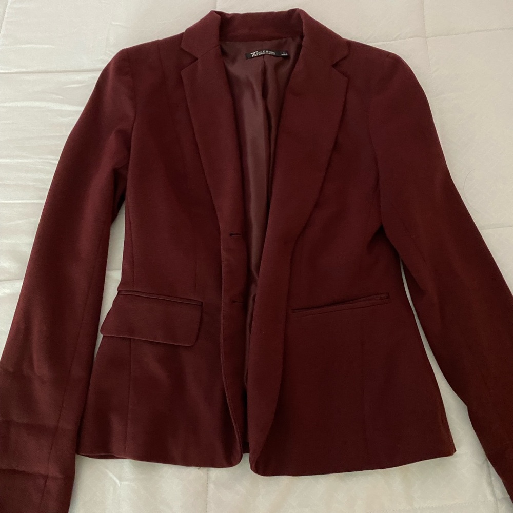Maroon New York & Company Blazer